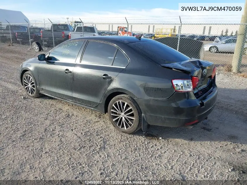 3VW3L7AJ9CM470059 2012 Volkswagen Jetta Tdi