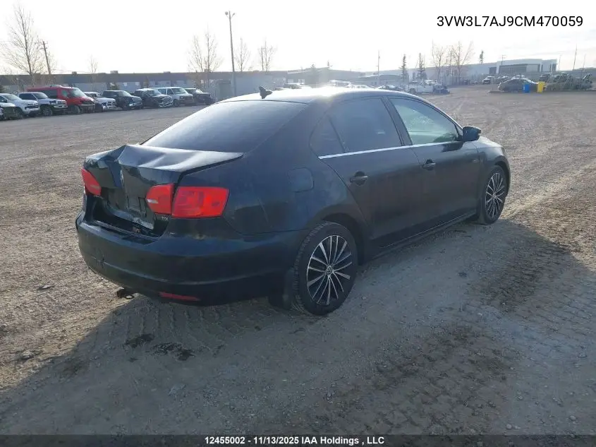 3VW3L7AJ9CM470059 2012 Volkswagen Jetta Tdi