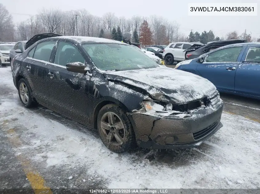 3VWDL7AJ4CM383061 2012 Volkswagen Jetta Tdi