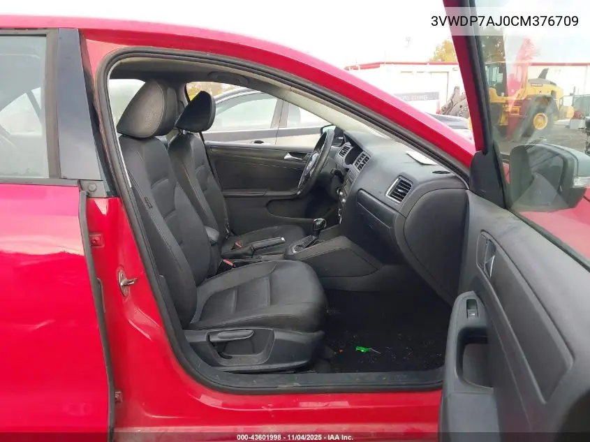 3VWDP7AJ0CM376709 2012 Volkswagen Jetta 2.5L Se