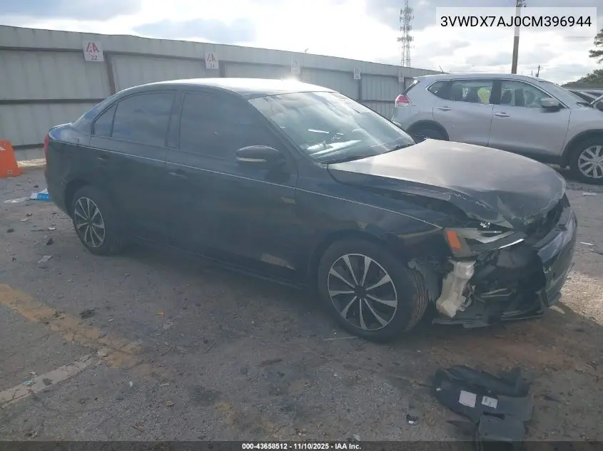 3VWDX7AJ0CM396944 2012 Volkswagen Jetta 2.5L Se