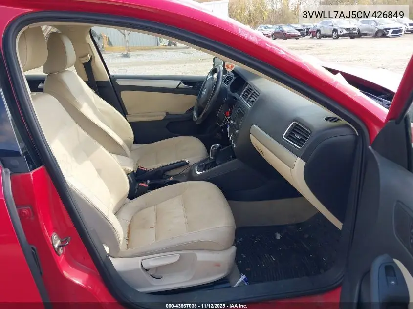 3VWLL7AJ5CM426849 2012 Volkswagen Jetta 2.0L Tdi