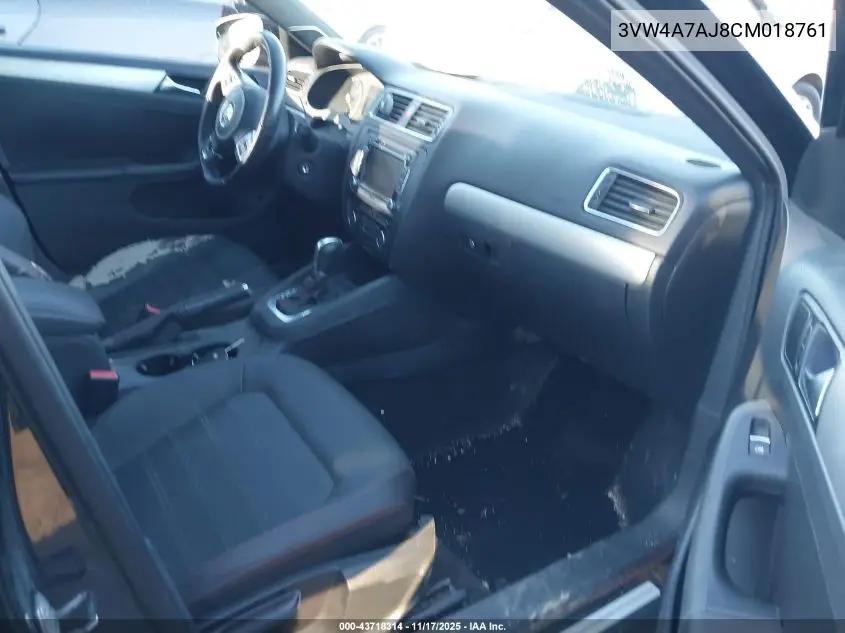 3VW4A7AJ8CM018761 2012 Volkswagen Jetta Gli Autobahn
