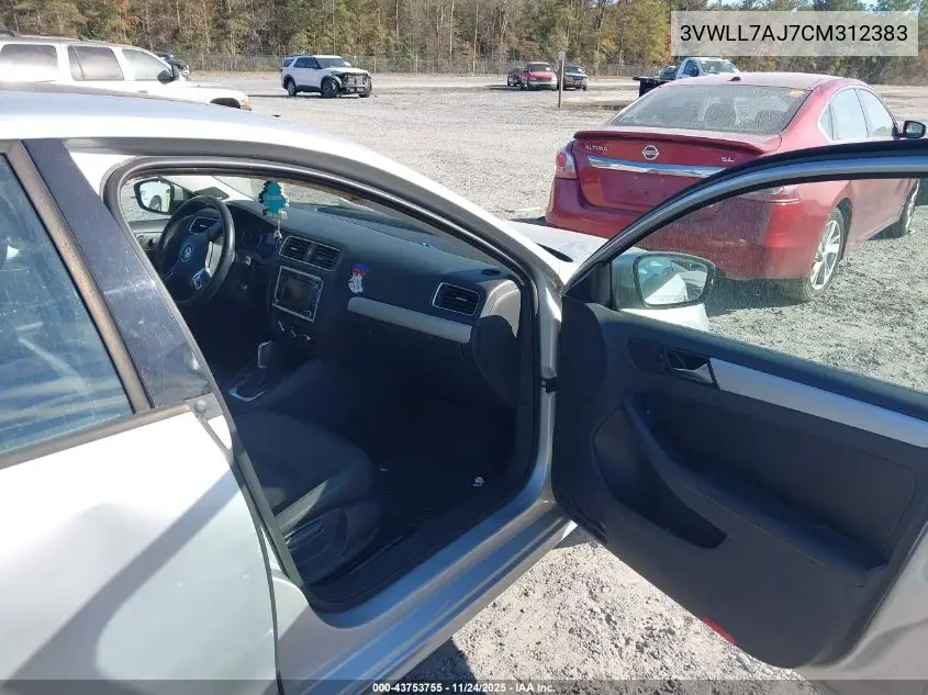 3VWLL7AJ7CM312383 2012 Volkswagen Jetta 2.0L Tdi