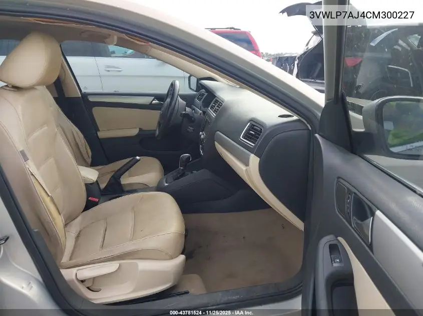 3VWLP7AJ4CM300227 2012 Volkswagen Jetta 2.5L Sel