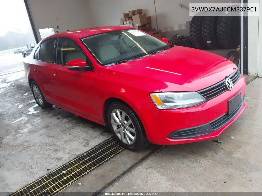 3VWDX7AJ6CM337901 2012 Volkswagen Jetta 2.5L Se