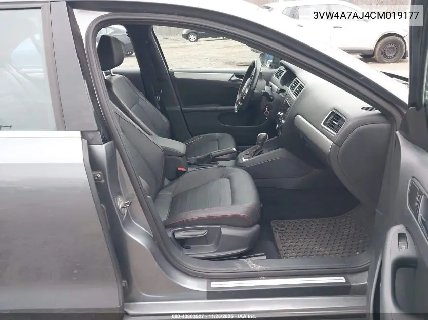 3VW4A7AJ4CM019177 2012 Volkswagen Jetta Gli Autobahn