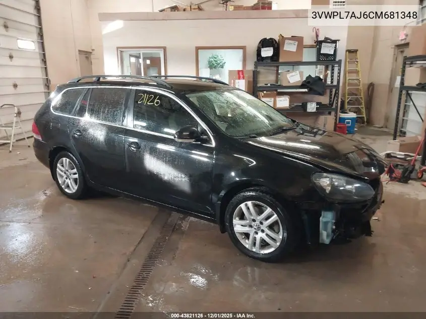 3VWPL7AJ6CM681348 2012 Volkswagen Jetta Sportwagen 2.0L Tdi