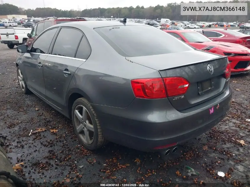 3VWLX7AJ8CM366148 2012 Volkswagen Jetta 2.5L Sel/2.5L Sel Premium