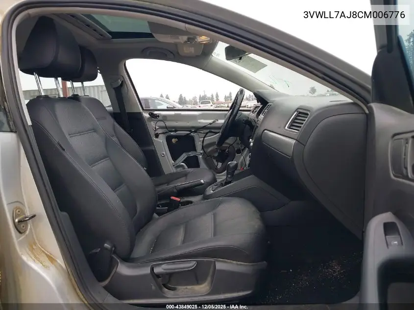 3VWLL7AJ8CM006776 2012 Volkswagen Jetta 2.0L Tdi