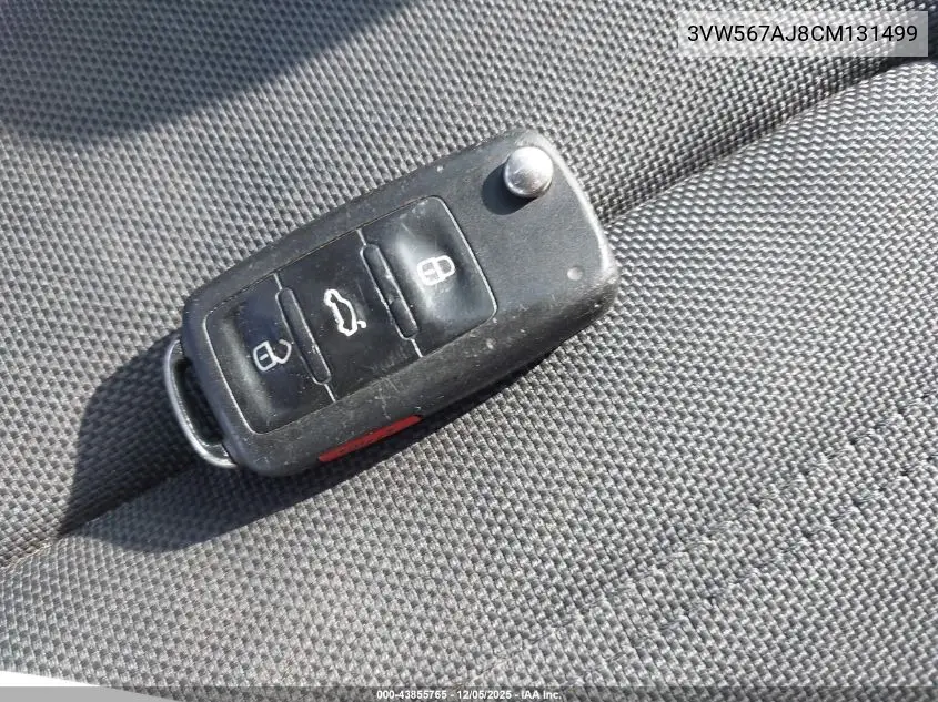 3VW567AJ8CM131499 2012 Volkswagen Jetta Gli