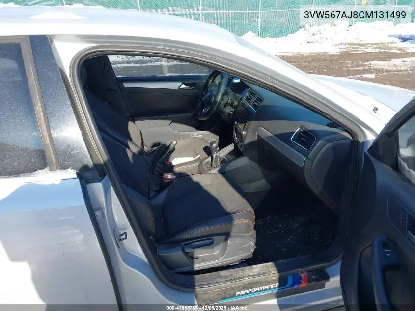 3VW567AJ8CM131499 2012 Volkswagen Jetta Gli