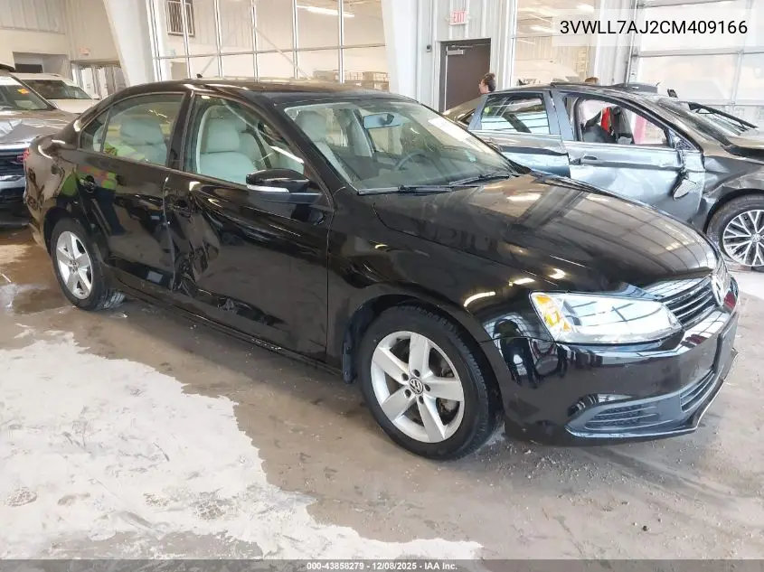 3VWLL7AJ2CM409166 2012 Volkswagen Jetta 2.0L Tdi