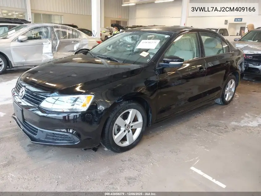 3VWLL7AJ2CM409166 2012 Volkswagen Jetta 2.0L Tdi