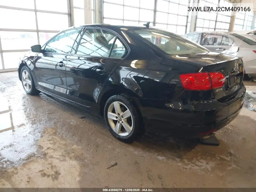 3VWLL7AJ2CM409166 2012 Volkswagen Jetta 2.0L Tdi