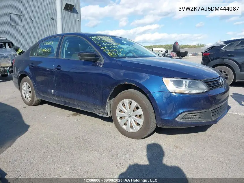 3VW2K7AJ5DM444087 2013 Volkswagen Jetta S