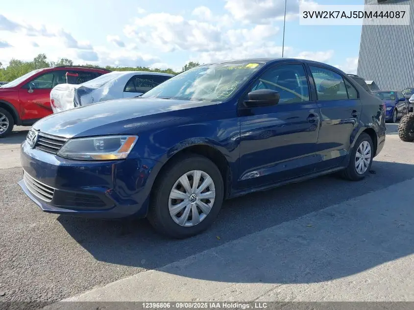 3VW2K7AJ5DM444087 2013 Volkswagen Jetta S
