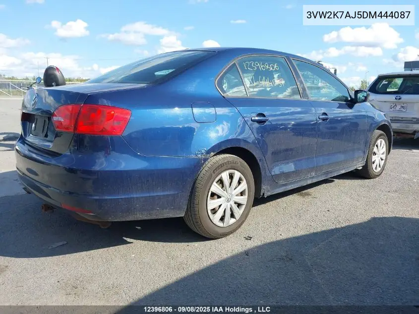 3VW2K7AJ5DM444087 2013 Volkswagen Jetta S