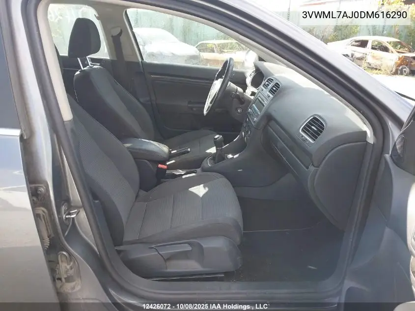 3VWML7AJ0DM616290 2013 Volkswagen Golf 2.0 Tdi Comfortline/2.0 Tdi Highline