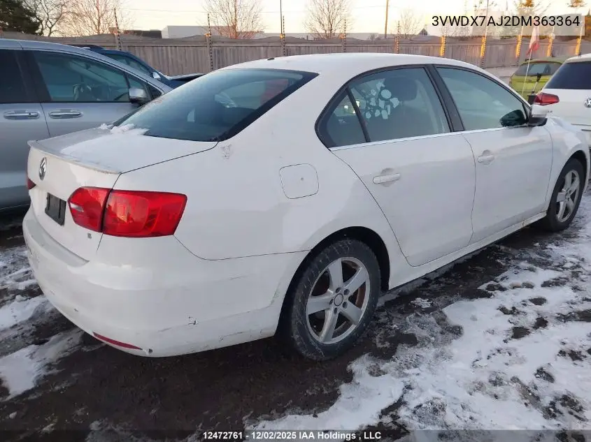 3VWDX7AJ2DM363364 2013 Volkswagen Jetta 2.5L Comfortline/2.5L Sportline