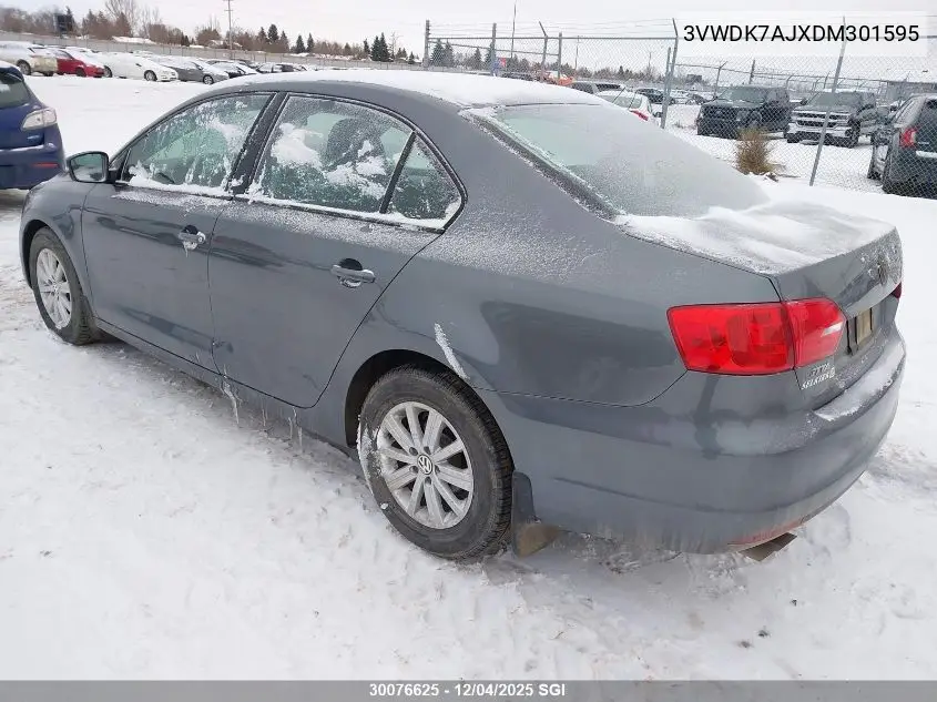 3VWDK7AJXDM301595 2013 Volkswagen Jetta Se