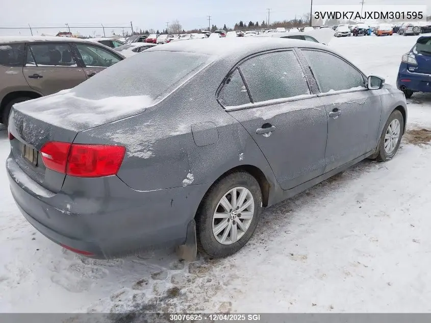3VWDK7AJXDM301595 2013 Volkswagen Jetta Se