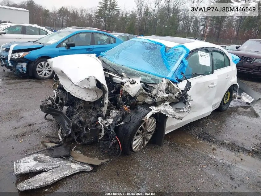 3VWLP7AJ8DM446549 2013 Volkswagen Jetta 2.5L Sel