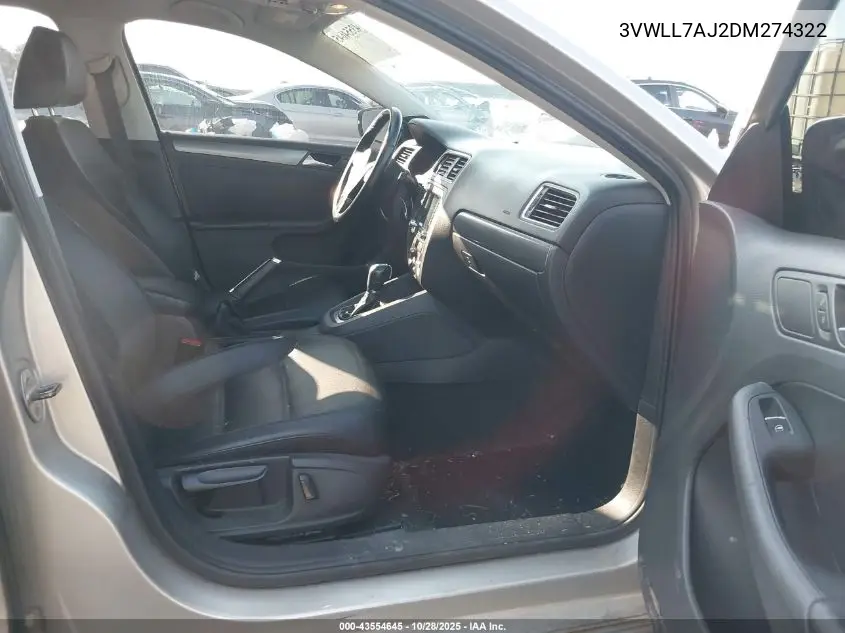 3VWLL7AJ2DM274322 2013 Volkswagen Jetta 2.0L Tdi