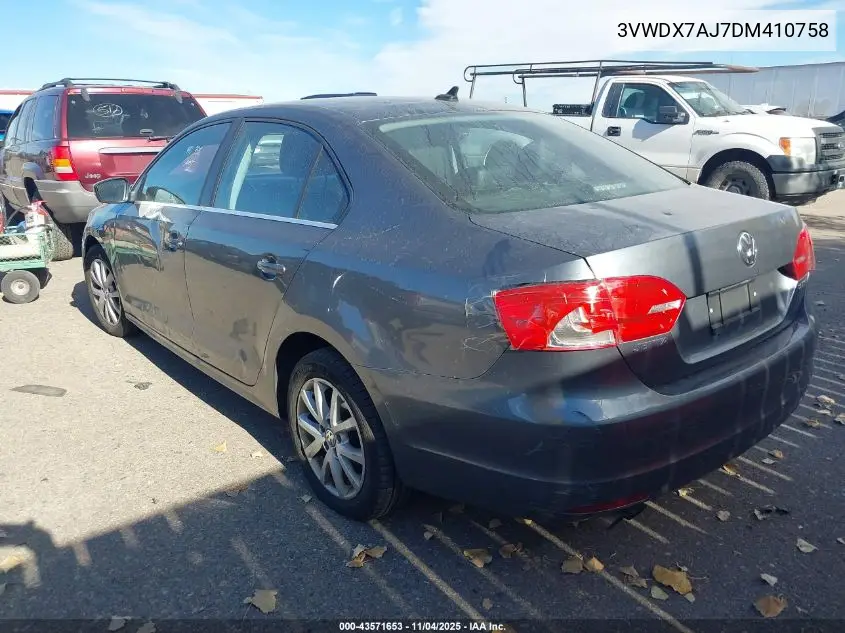 3VWDX7AJ7DM410758 2013 Volkswagen Jetta 2.5L Se