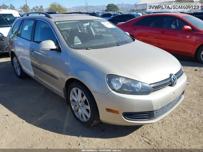 3VWPL7AJ5DM609123 2013 Volkswagen Jetta Sportwagen 2.0L Tdi