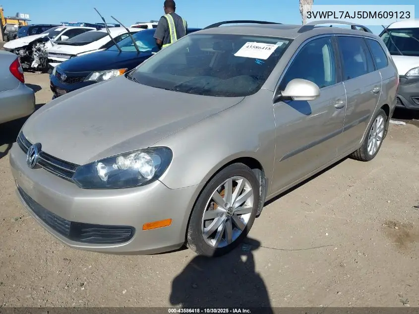 3VWPL7AJ5DM609123 2013 Volkswagen Jetta Sportwagen 2.0L Tdi