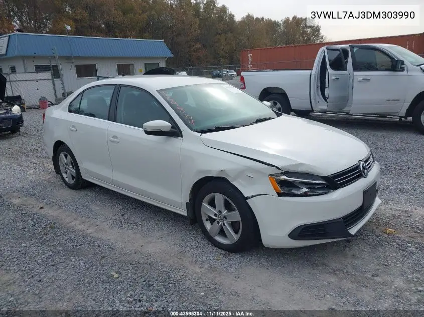 3VWLL7AJ3DM303990 2013 Volkswagen Jetta 2.0L Tdi