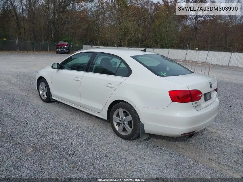 3VWLL7AJ3DM303990 2013 Volkswagen Jetta 2.0L Tdi