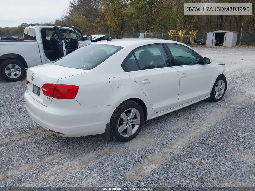 3VWLL7AJ3DM303990 2013 Volkswagen Jetta 2.0L Tdi