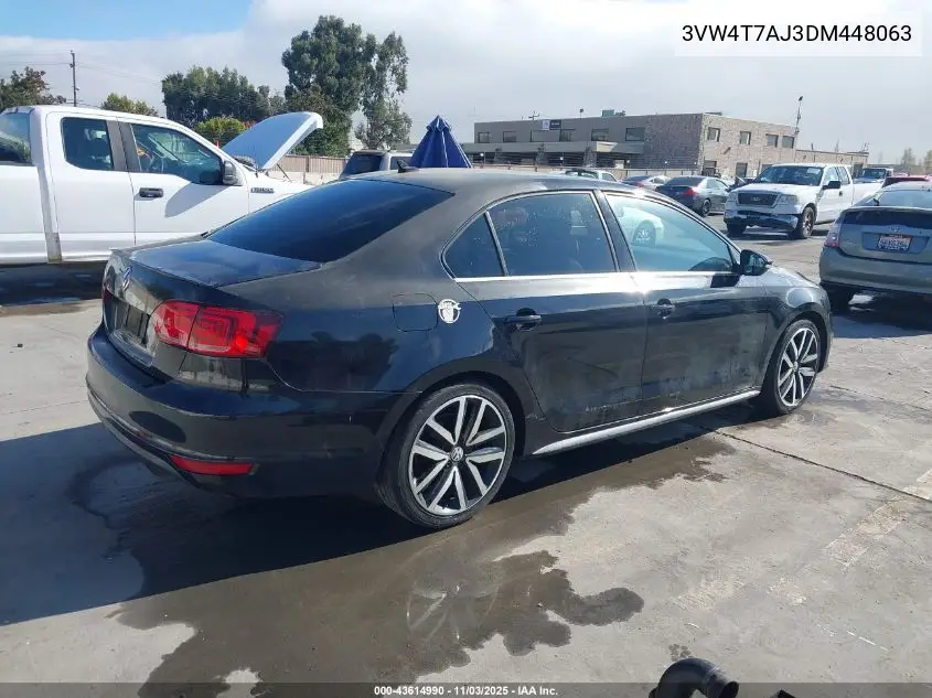 3VW4T7AJ3DM448063 2013 Volkswagen Jetta Gli Autobahn