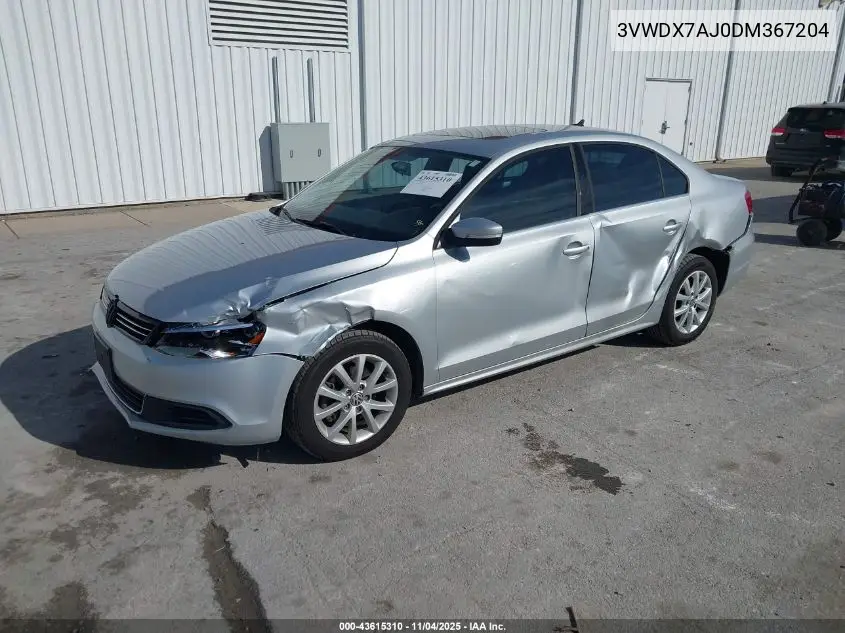3VWDX7AJ0DM367204 2013 Volkswagen Jetta Se