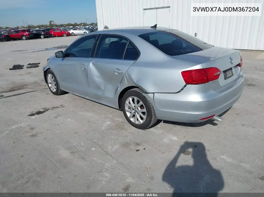 3VWDX7AJ0DM367204 2013 Volkswagen Jetta Se