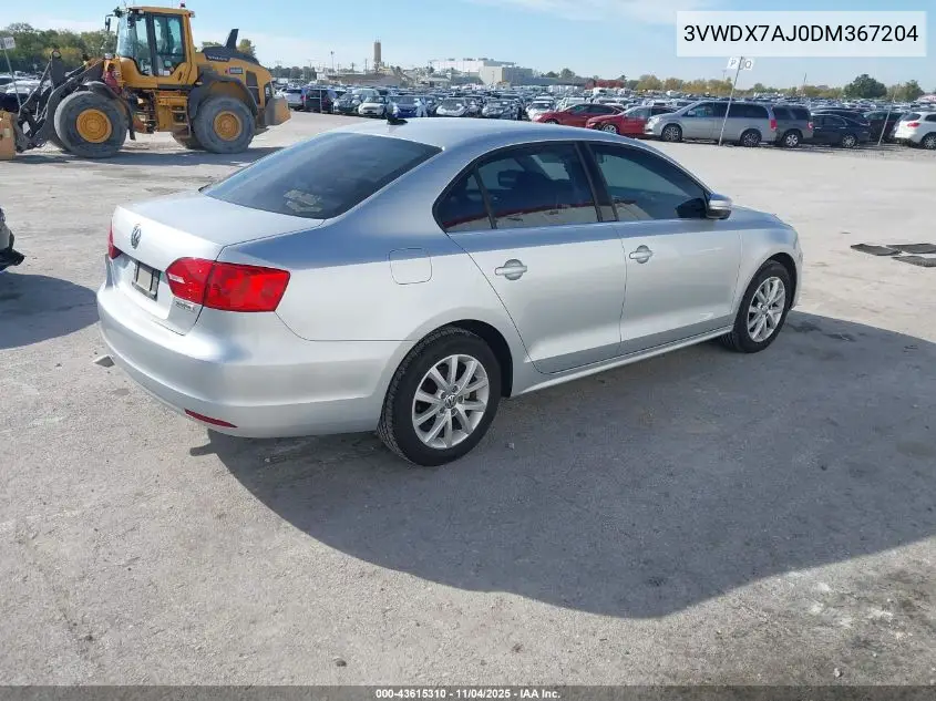 3VWDX7AJ0DM367204 2013 Volkswagen Jetta Se