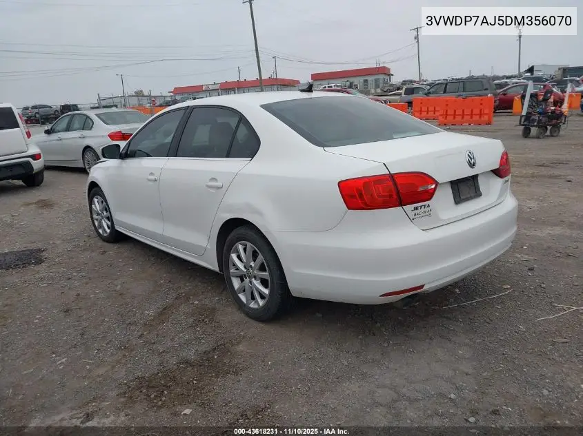 3VWDP7AJ5DM356070 2013 Volkswagen Jetta Se