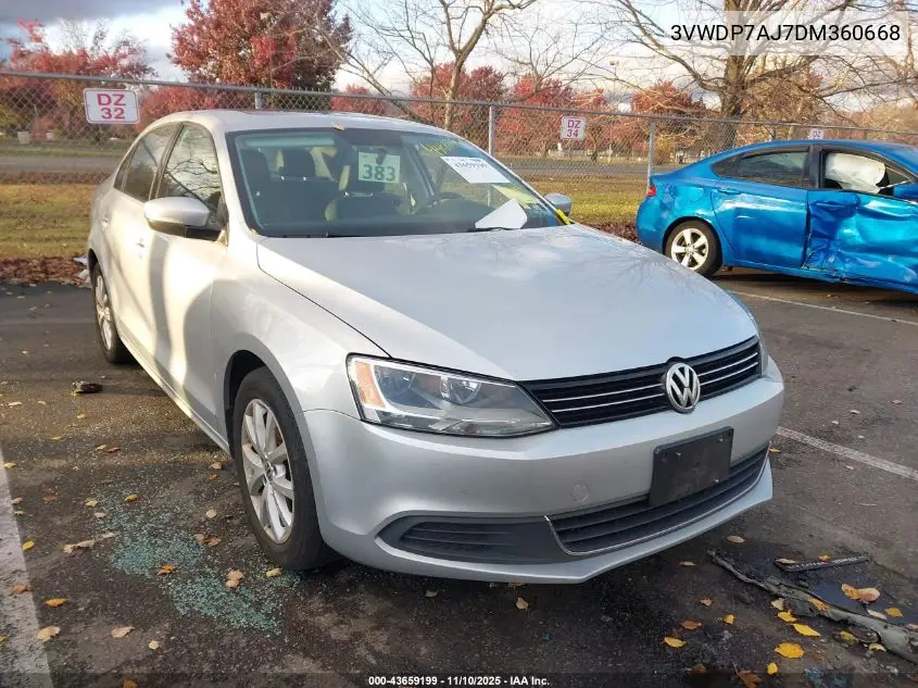 3VWDP7AJ7DM360668 2013 Volkswagen Jetta 2.5L Se