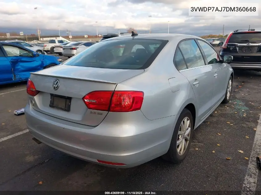 3VWDP7AJ7DM360668 2013 Volkswagen Jetta 2.5L Se