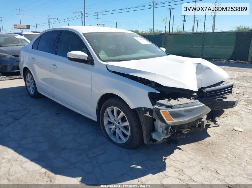 3VWDX7AJ3DM253889 2013 Volkswagen Jetta 2.5L Se