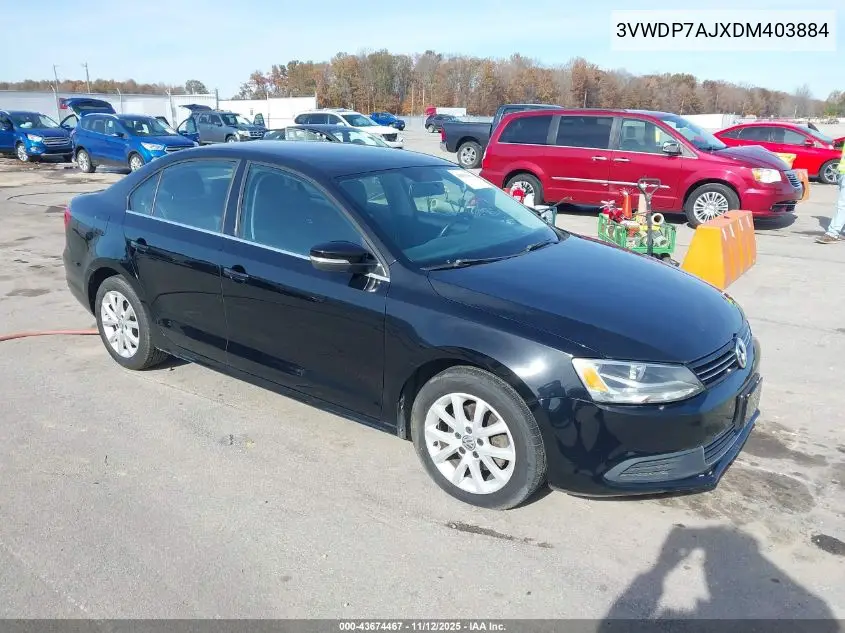 3VWDP7AJXDM403884 2013 Volkswagen Jetta Se