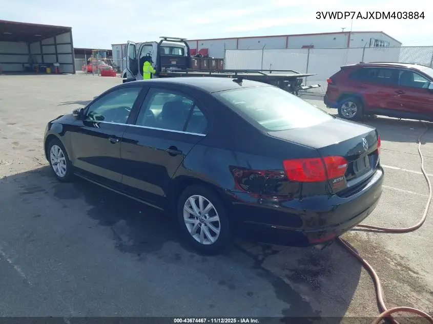 3VWDP7AJXDM403884 2013 Volkswagen Jetta Se