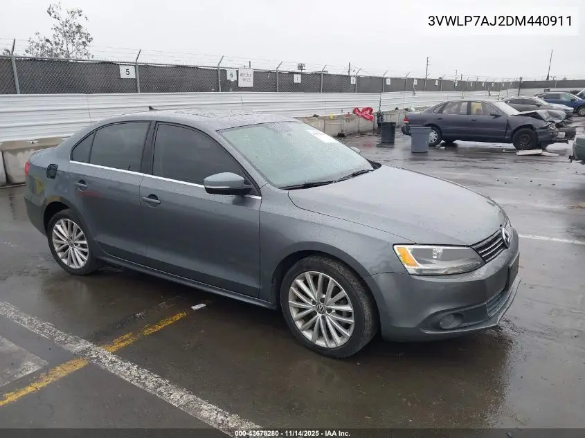 3VWLP7AJ2DM440911 2013 Volkswagen Jetta 2.5L Sel