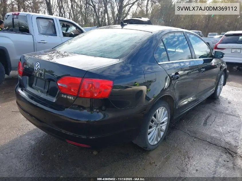 3VWLX7AJ0DM369112 2013 Volkswagen Jetta 2.5L Sel