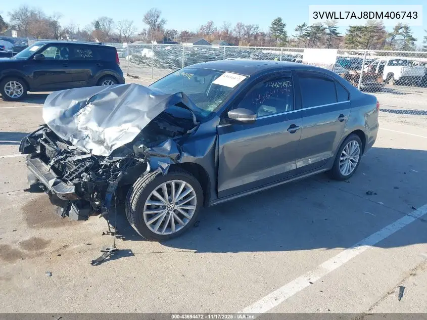 3VWLL7AJ8DM406743 2013 Volkswagen Jetta 2.0L Tdi