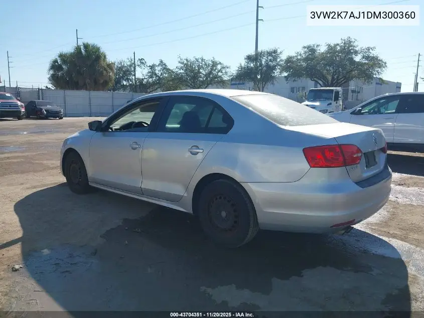3VW2K7AJ1DM300360 2013 Volkswagen Jetta 2.0L S