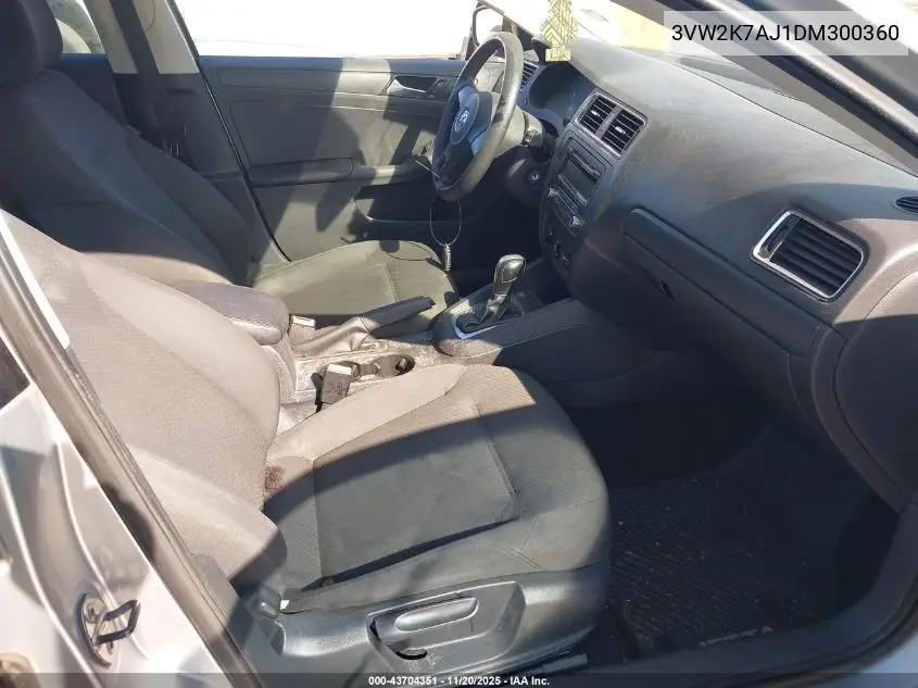 3VW2K7AJ1DM300360 2013 Volkswagen Jetta 2.0L S