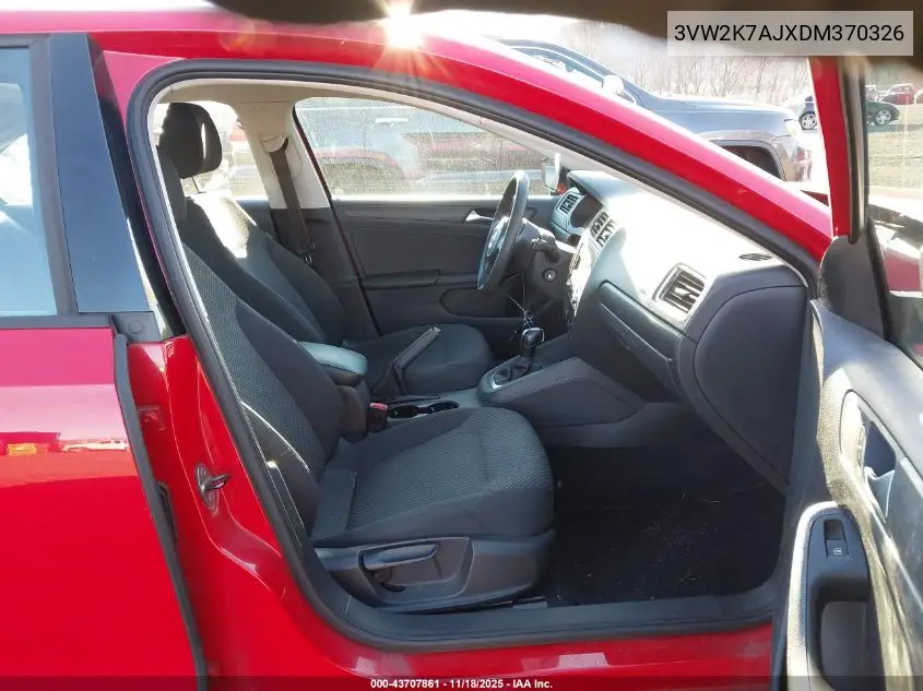 3VW2K7AJXDM370326 2013 Volkswagen Jetta 2.0L S